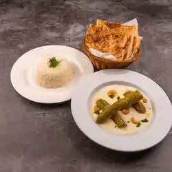 Stuffed Zucchini With Minced Meat And Yogurt