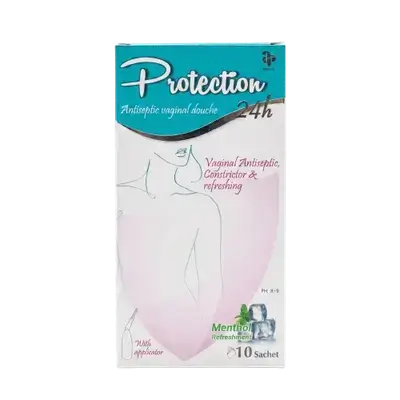 Protection Antiseptic Vaginal Douche With Applicator 10 Sachets _ AVRASYA PHARMA