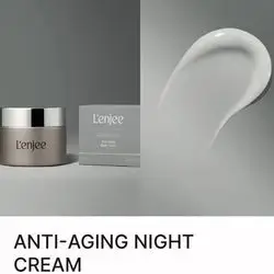 lenjee excellence anti-aging night cream with retinol 50ml (allantoin, 3-o-ethyl ascorbic acid , niacinamide , hydrolyzed collagen , retinol , ......)