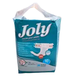 Jolie Diapers Adult Medium 10 Count