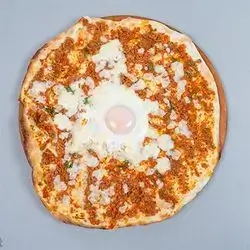 Egg and Cheese Lahmacun