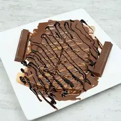 Nutella Crepe with Kit Kat