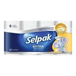 Selpak Extra Kitchen Roll 8 X 1