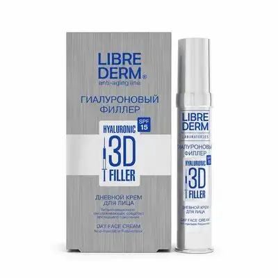 Librederm Hyaluronic 3D Filler Day Face Cream SPF 15