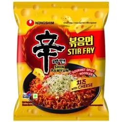 Nongshim Shin Ramyun Stir Fry Spicy Noodles - Cheese