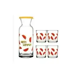 Pasabahce Happy Sumer Jug +6glass
