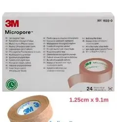 3M MICROPORE 1.25CM * 9.1M