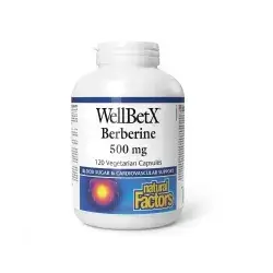 Well Bet X Berberine 500mg 120 Veggie Caps