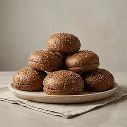 Hamburger Cereal Brown (6 pcs)