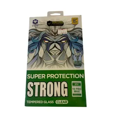 LITO Clear Strong Glass Super Screen Protector (iPhone 16 promax)