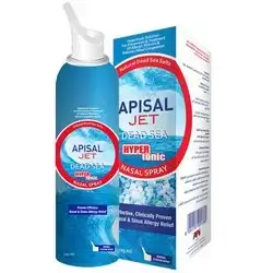 APISAL JET dead sea hyper tonic nasal spray 125ml