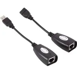 USB RJ45 extension adapter set,Extends USB signal up to 150 feet
