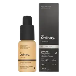 Full Coverage Foundation Formula SPF15 2.1Y Medium Yellow Undertones 30ml _ The Ordinary