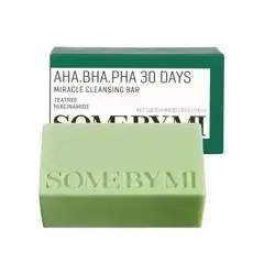SOME BY MI – AHA.BHA.PHA 30 Days Miracle Cleansing Bar الصابونة المعجزة لتنظيف البشرة