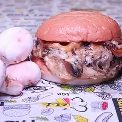 Swiss Mushroom Burger