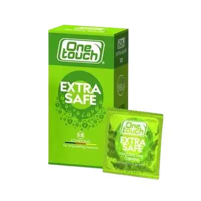 Extra Safe For Long Lasting Pleasure 12 Condoms _ One touch