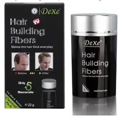 Dexe Hair Building Fibers 22g, Dark Brown
