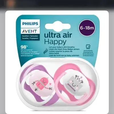 Avent Soothers Ultra 6/18m Love Papa Sail