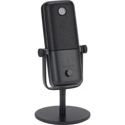 Elgato Wave:3 - Premium Studio Quality USB Condenser Microphone for Streaming, Podcast, Gaming and Home Office, Free Mixer Software, Sound Effect Plugins, Anti-Distortion, Plug ’n Play, for Mac, PC