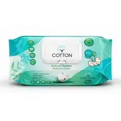 Cotton Premuim Wet Wipes 120 pcs