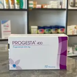 progesta progesterone 400mg 15pessaries suitable for vaginal and rectal use .
