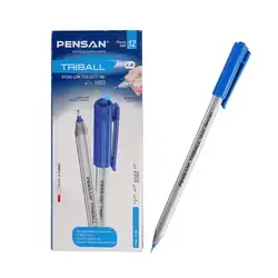 Pensan Triball Packet Pen-Blue-12 pcs
