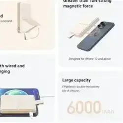 Xiaomi Magnetic Power Bank 6000mAh GL