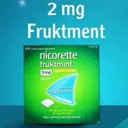 1 sheet nicorette 2mg