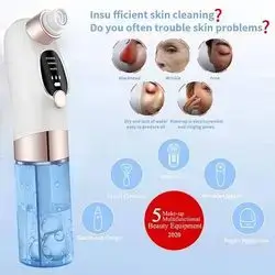 Super Micro Bubble Beauty Instrument blackhead Remover 5 In 1//جهاز شفط دهون سوبر مايكرو