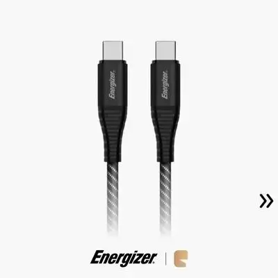 Energizer 100W Metal | Ultra-Fast 2-Meter Braided USB-C Cable