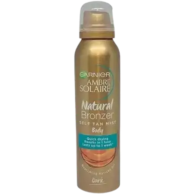Ambre Solaire Natural Bronzer Quick Drying Medium Self Tan Body Mist 150ml _ Garnier