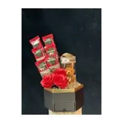 Flowers And Chocolate Box