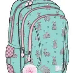 St.Right Backpack, 3 Compartments, Waterproof, Grey Rabbits BP26, 39x27x17cm