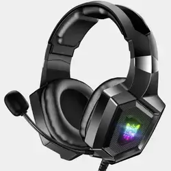 ONIKUMA K8 Wired Gaming Headset – RGB, Noise-Cancelling Mic, USB & 3.5mm