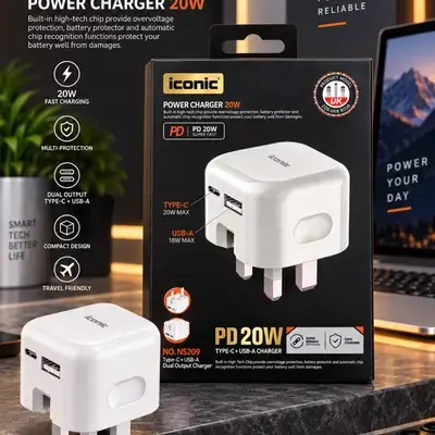 ICONIC POWER CHARGER 20W PD 20W NS209