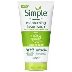 Simple moisturising facial wash vitamin B5 + E 