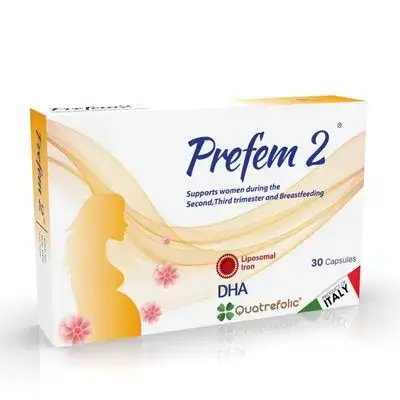 Prefem 2 Supports Women During 2nd 3rd trimester and Breastfeeding - 30 Capsules