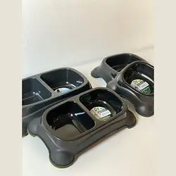 Double Pet Bowls - Dark Colors