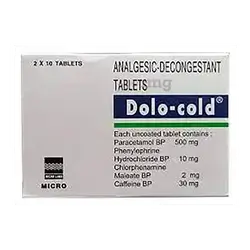 Dolo-Cold 500mg 20 Tablets (MICRO)