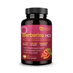 nature target berberine hcl  120capsules