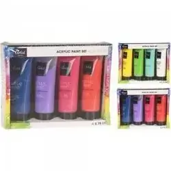 Koopman Paint Acryl 75Ml Set 4Pcs - 492100100