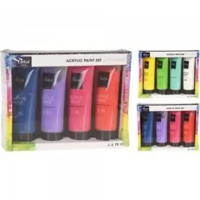 Koopman Paint Acryl 75Ml Set 4Pcs - 492100100