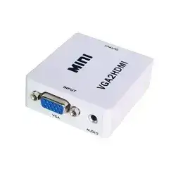 VGA to HDMI HD 1080P Video Converter Adapter with 3.5mm Audio Port Media Streaming Device
