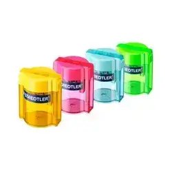 Staedtler Two Hole Sharpener, Assorted Coloured