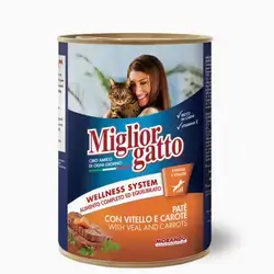 Miglior Gatto Pate With Veal & Carrots
