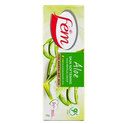 Aloe Skin Softening Hair Removal Cream for Normal to Dry Skin 120g _ Fem