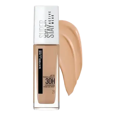 Super Stay Active Wear Up To 30H Foundation 21 NUDE BEIGE 30ml _ MAYBELLINE NEW YORK