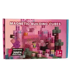 Minecraft Princess Cherry Magnetic Building Block Set – 150 Pieces