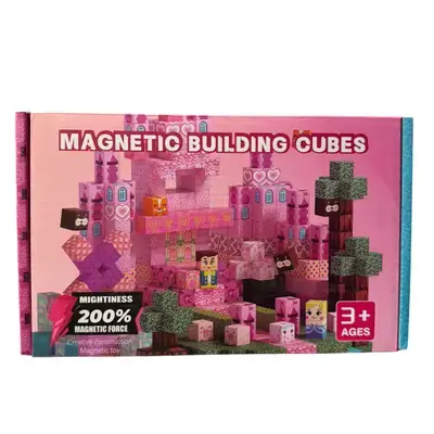 Minecraft Princess Cherry Magnetic Building Block Set – 150 Pieces