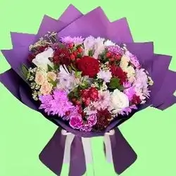Mixed Purple Bouquet